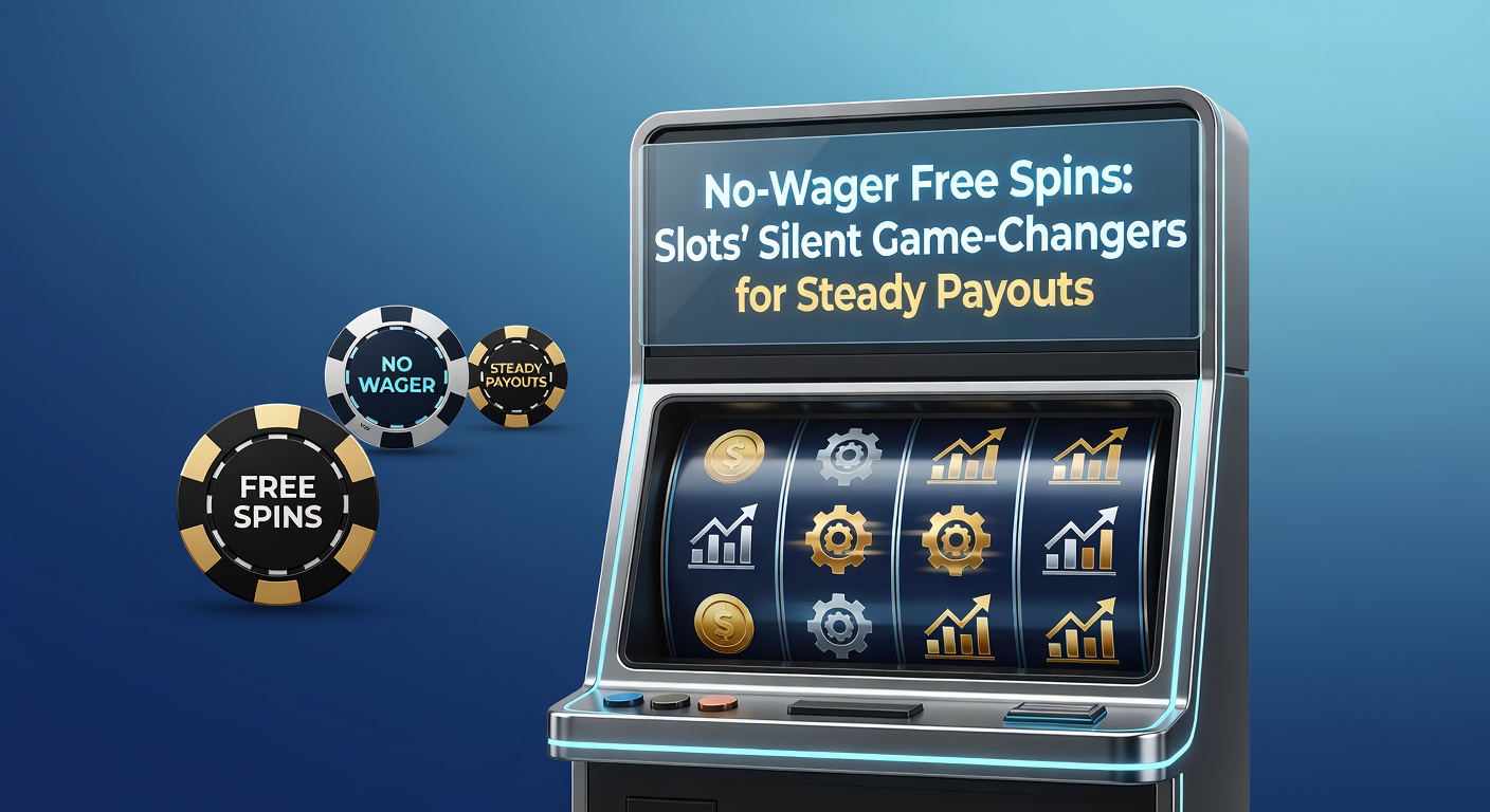 Vibrant slot reels spinning with golden free spin icons highlighting no-wager payouts
